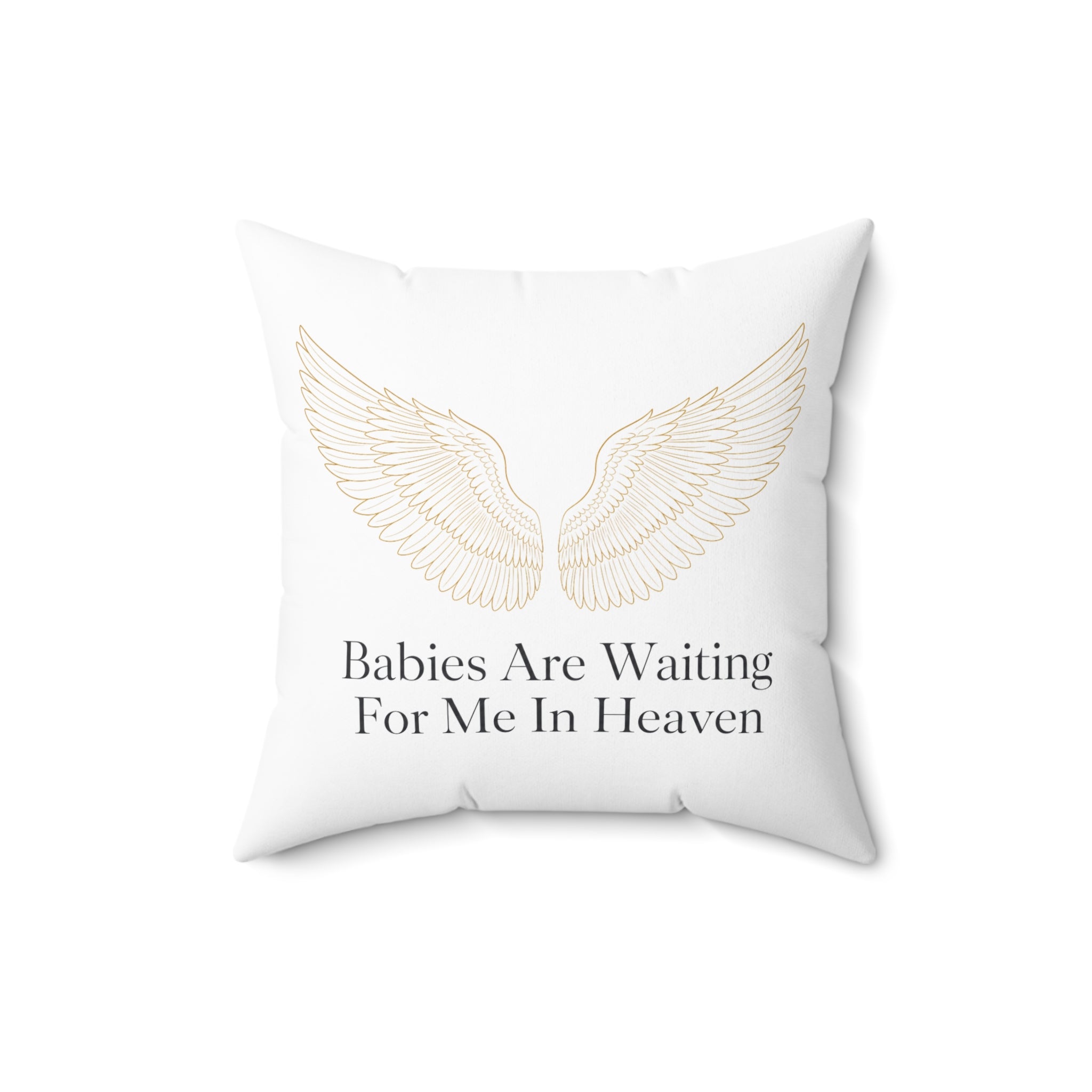 Babies Are Waiting For Me In Heaven Comfort Pillow | Memorial Throw Pillow