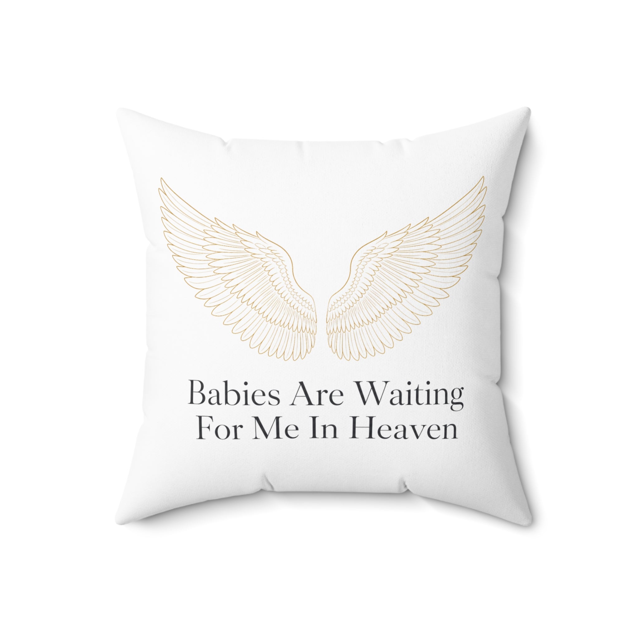 Babies Are Waiting For Me In Heaven Comfort Pillow | Memorial Throw Pillow