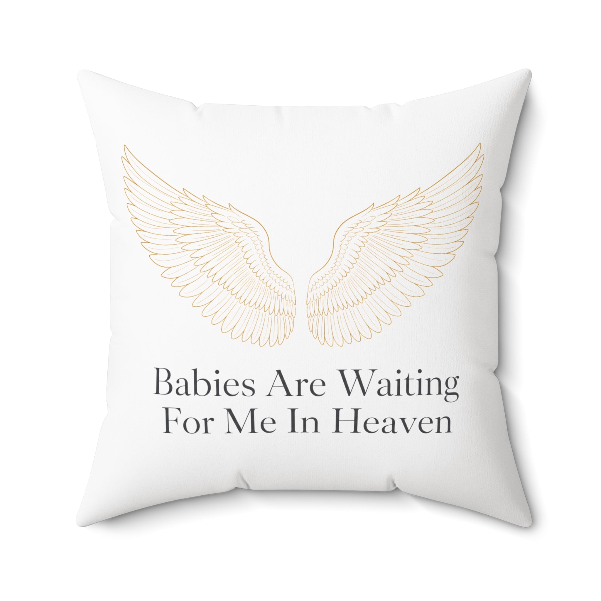 Babies Are Waiting For Me In Heaven Comfort Pillow | Memorial Throw Pillow