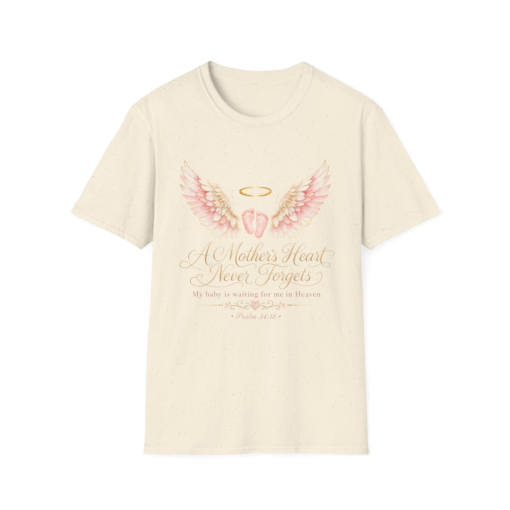 A Mother's Heart Baby Memorial T-Shirt | Memorial Infant Loss Tribute