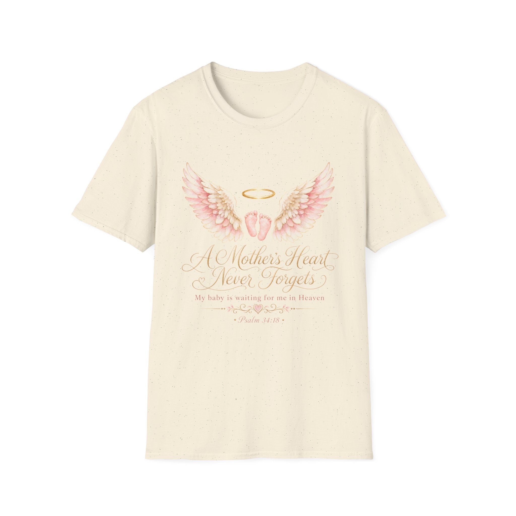 A Mother's Heart Baby Memorial T-Shirt | Memorial Infant Loss Tribute