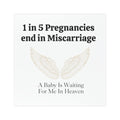 1 in 5 Pregnancies End in Miscarriage Car Magnet | Angel Wings, Remembrance