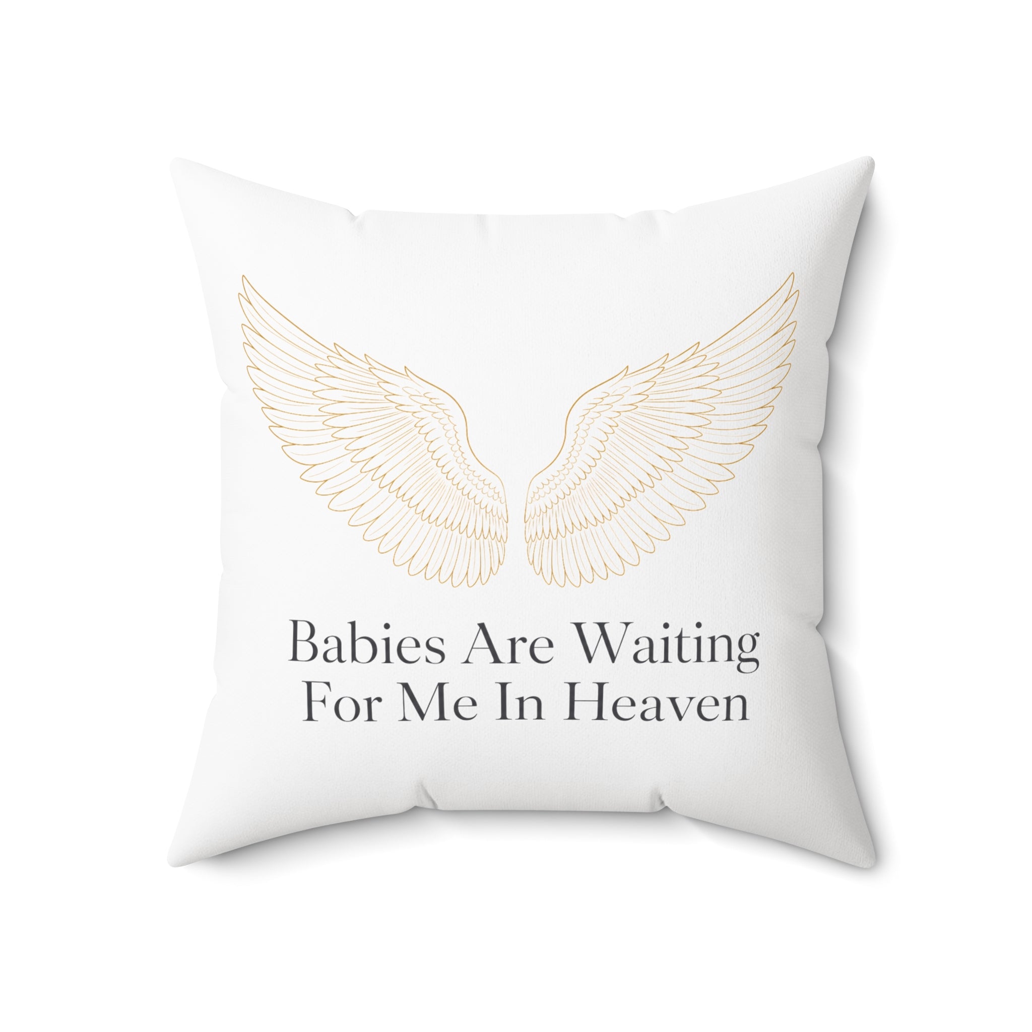 Babies Are Waiting For Me In Heaven Comfort Pillow | Memorial Throw Pillow