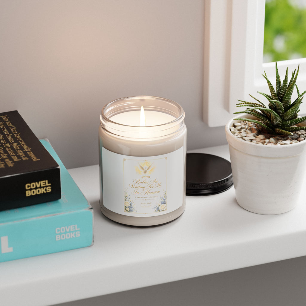 Heavenly Babies Memorial Soy Candle, Your choice of 12 scents, 9oz