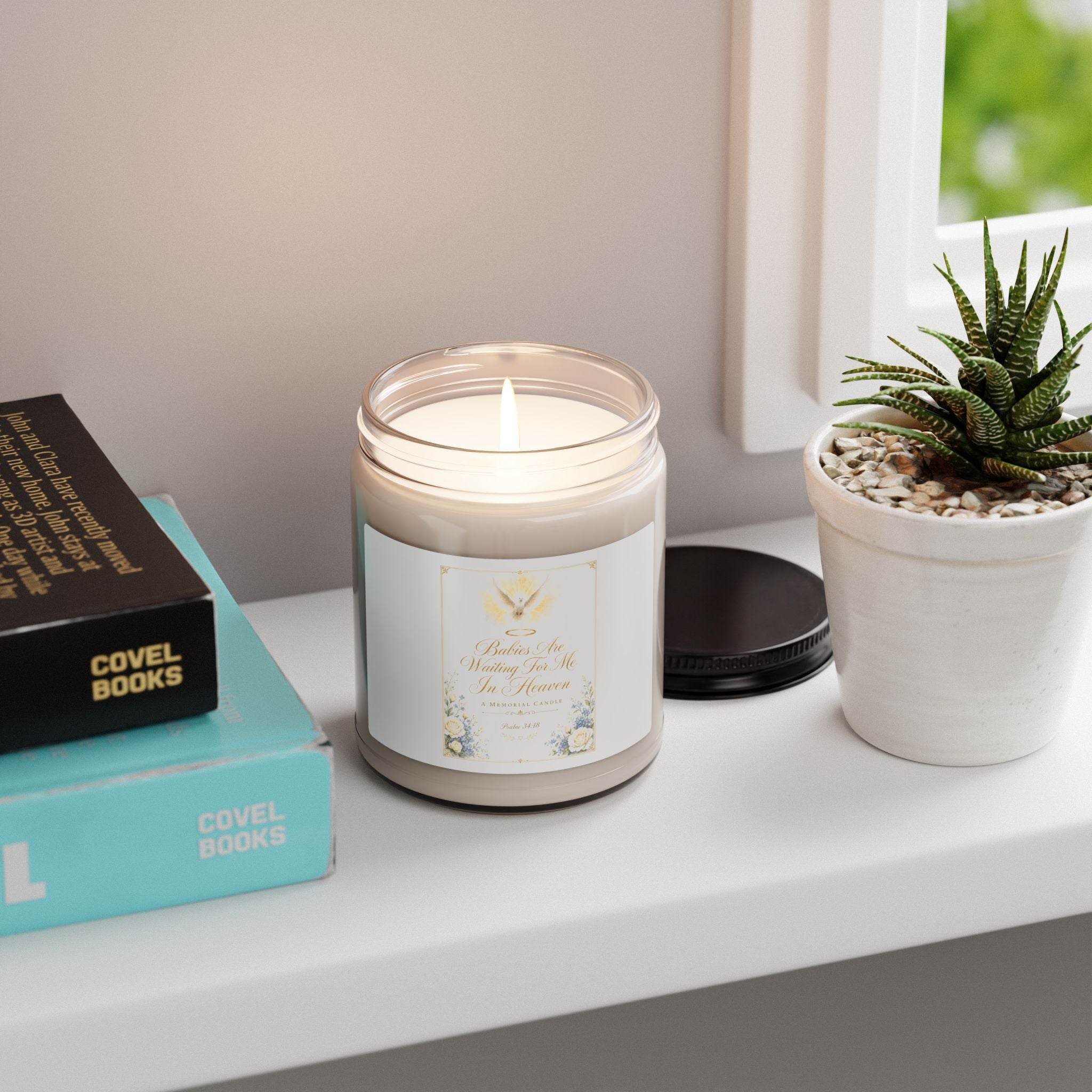 Heavenly Babies Memorial Soy Candle, Your choice of 12 scents, 9oz