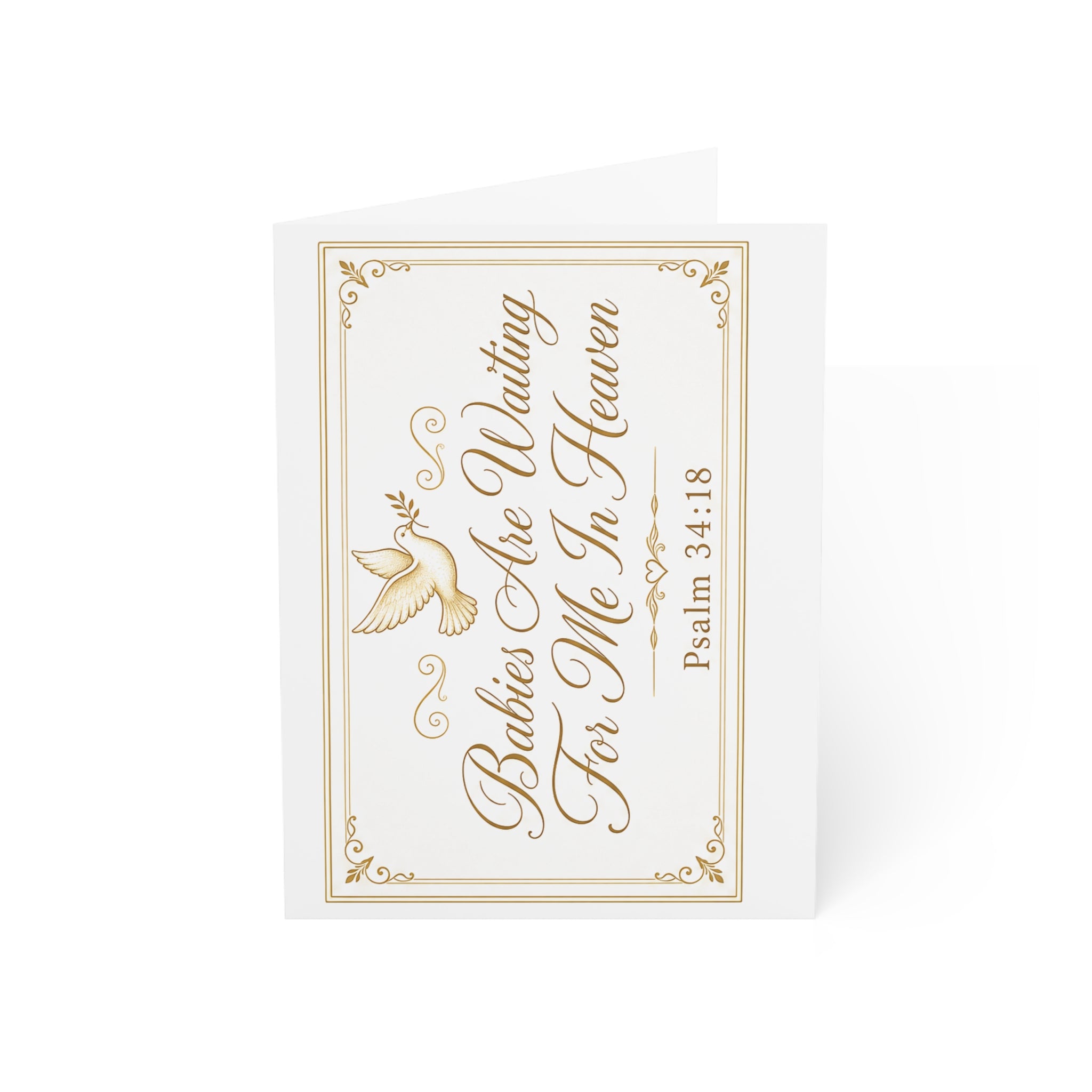 Babies are Waiting Condolence Card Set | Greeting Card, Condolence Floral Design