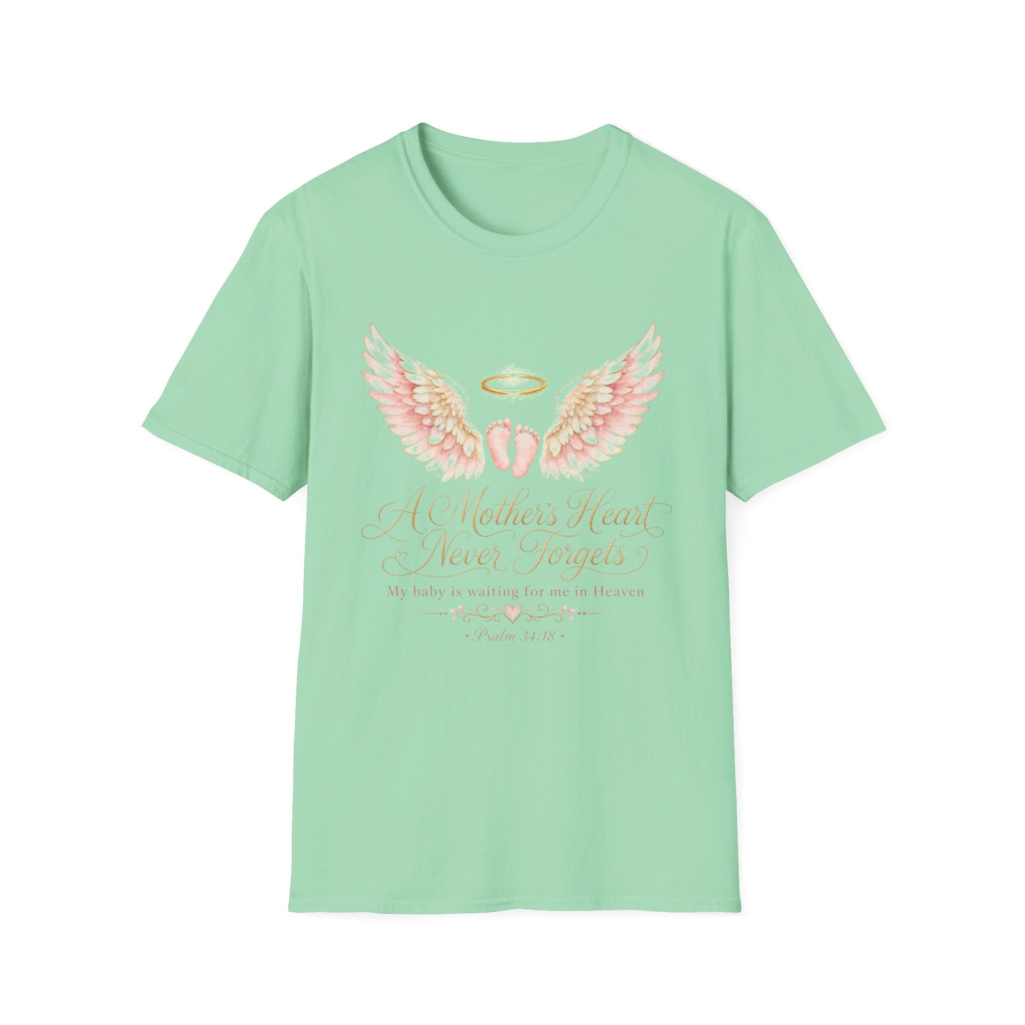 A Mother's Heart Baby Memorial T-Shirt | Memorial Infant Loss Tribute