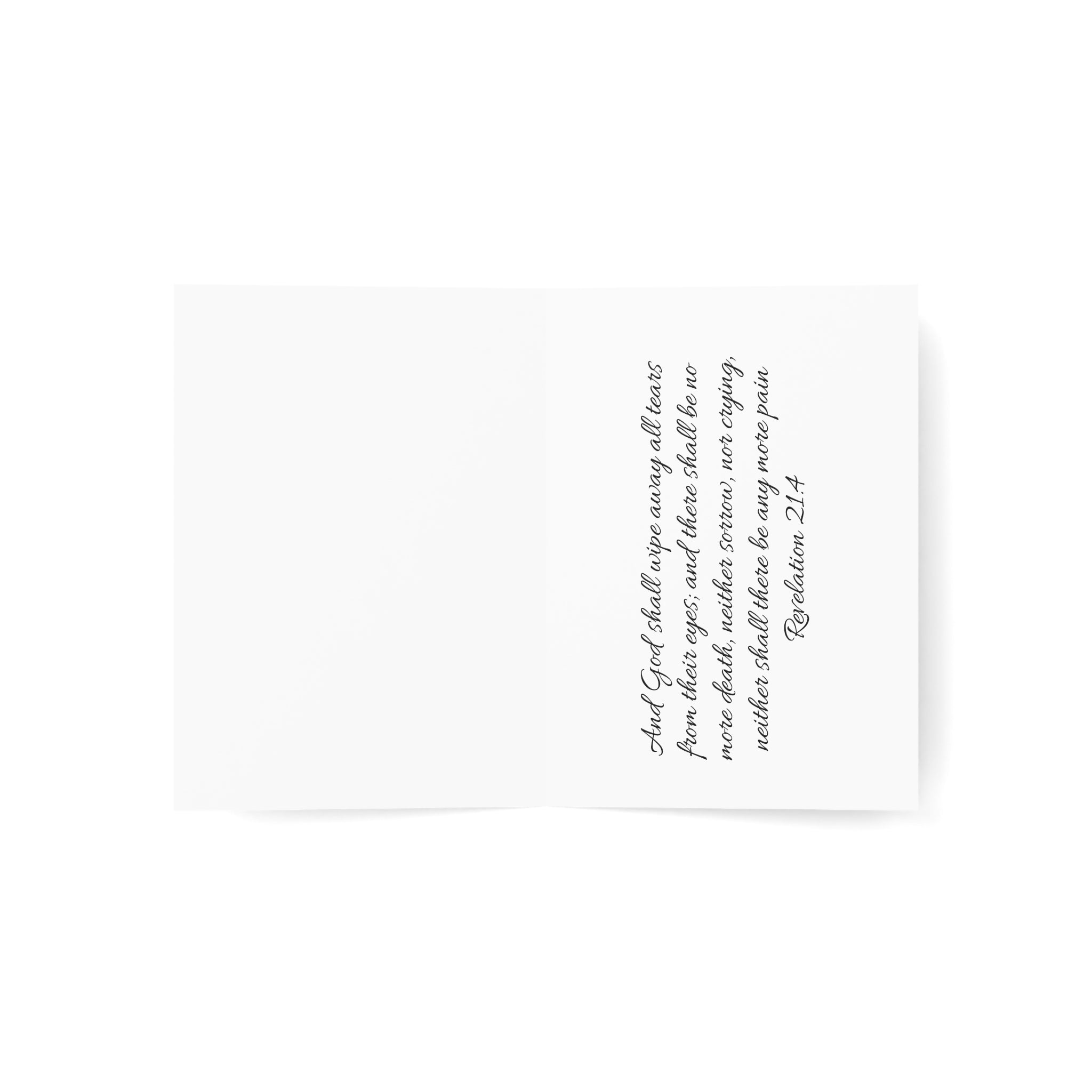 Babies are Waiting Condolence Card Set | Greeting Card, Condolence Floral Design