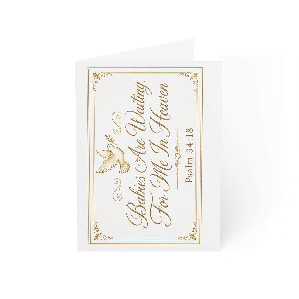 Babies are Waiting Condolence Card Set | Greeting Card, Condolence Floral Design