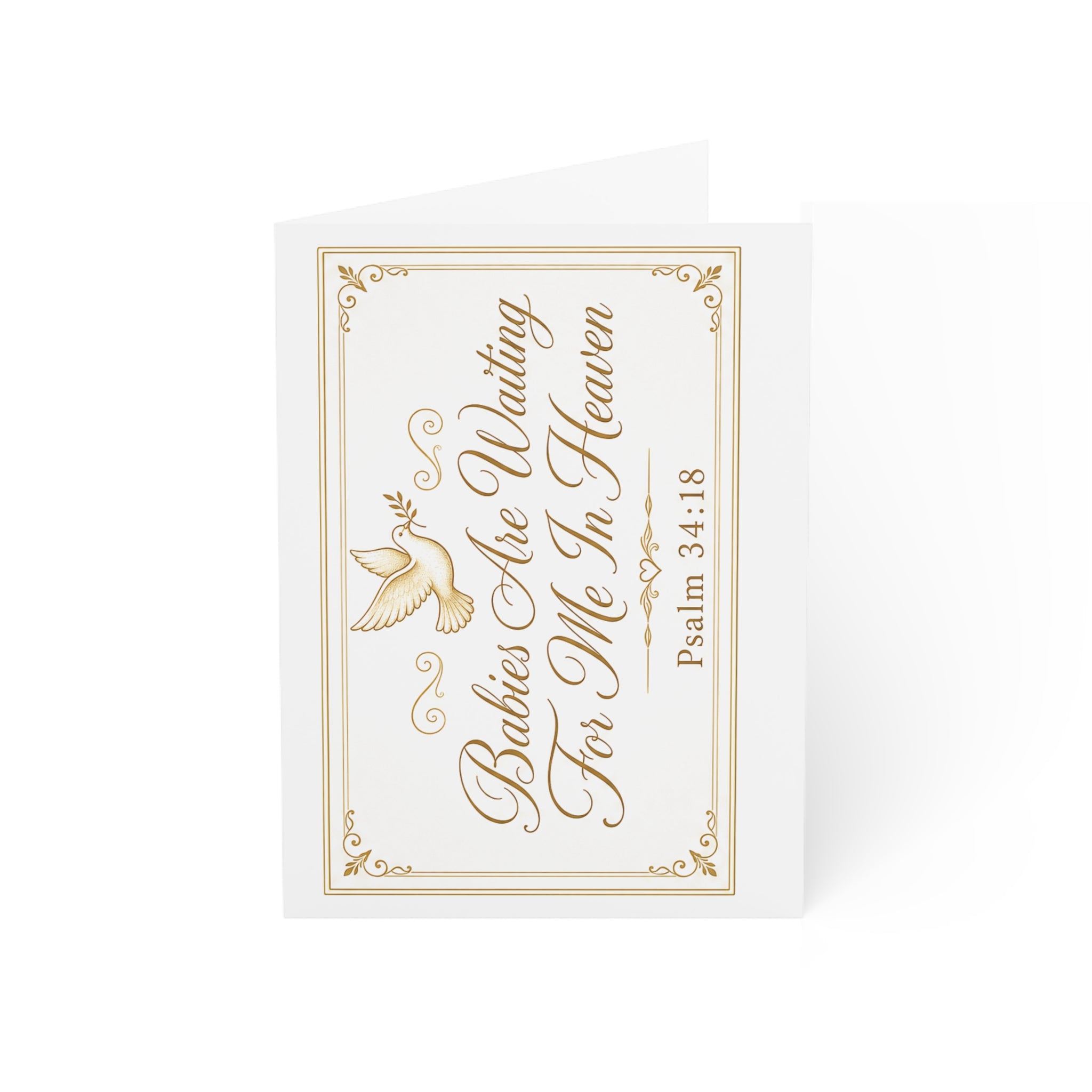 Babies are Waiting Condolence Card Set | Greeting Card, Condolence Floral Design