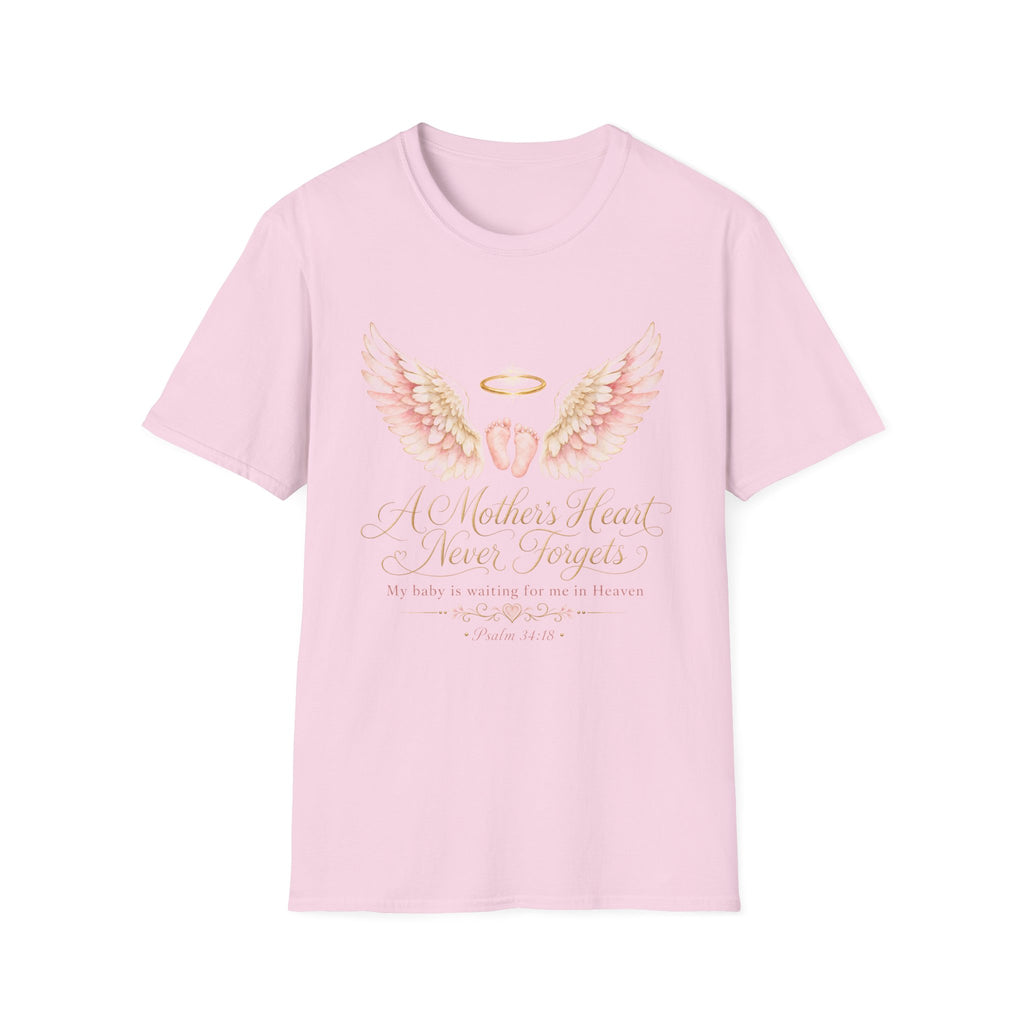 A Mother's Heart Baby Memorial T-Shirt | Memorial Infant Loss Tribute