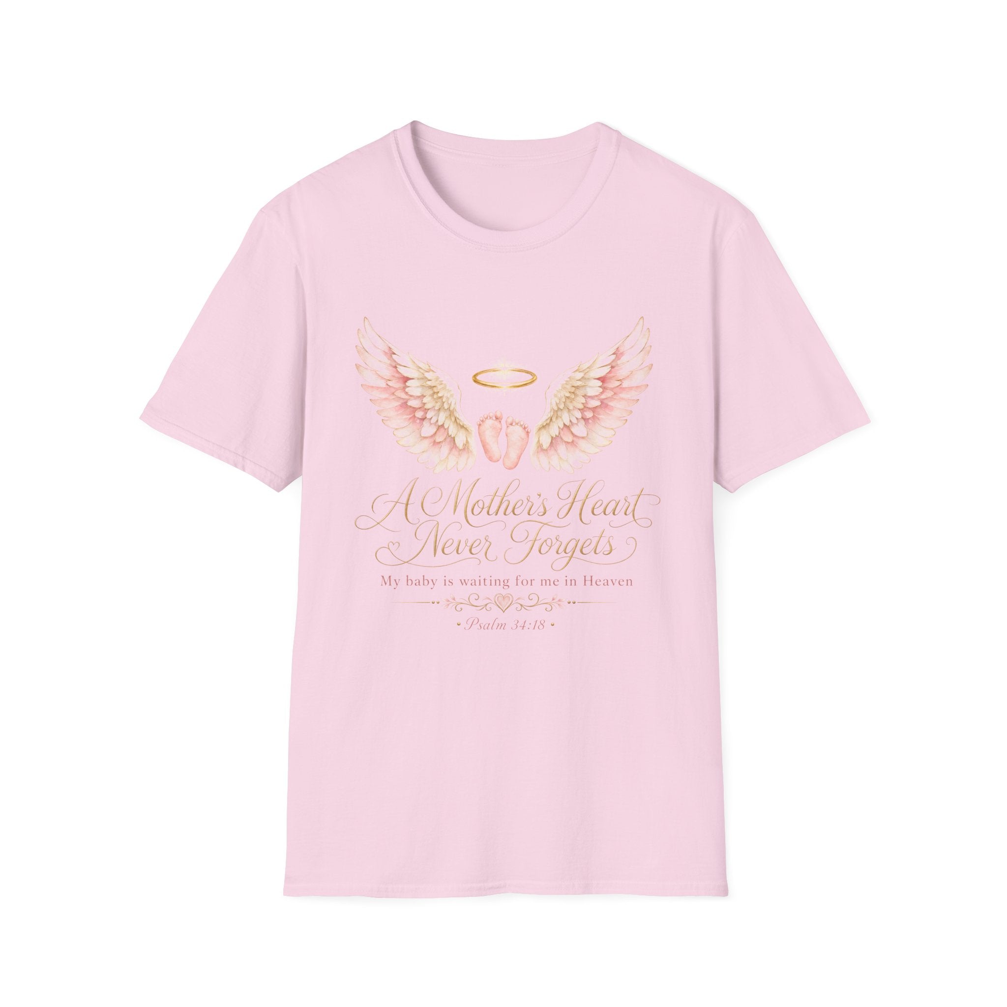 A Mother's Heart Baby Memorial T-Shirt | Memorial Infant Loss Tribute