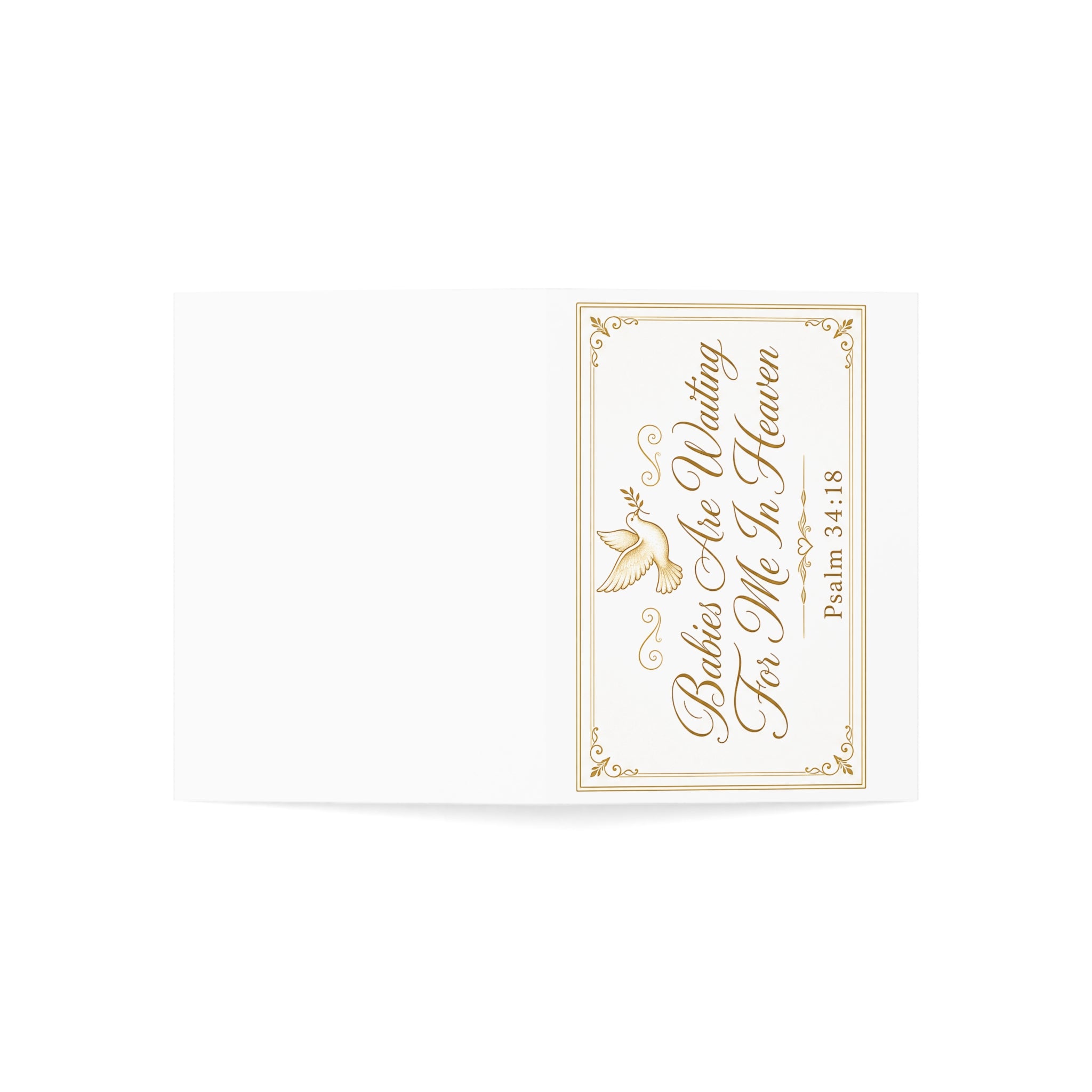 Babies are Waiting Condolence Card Set | Greeting Card, Condolence Floral Design