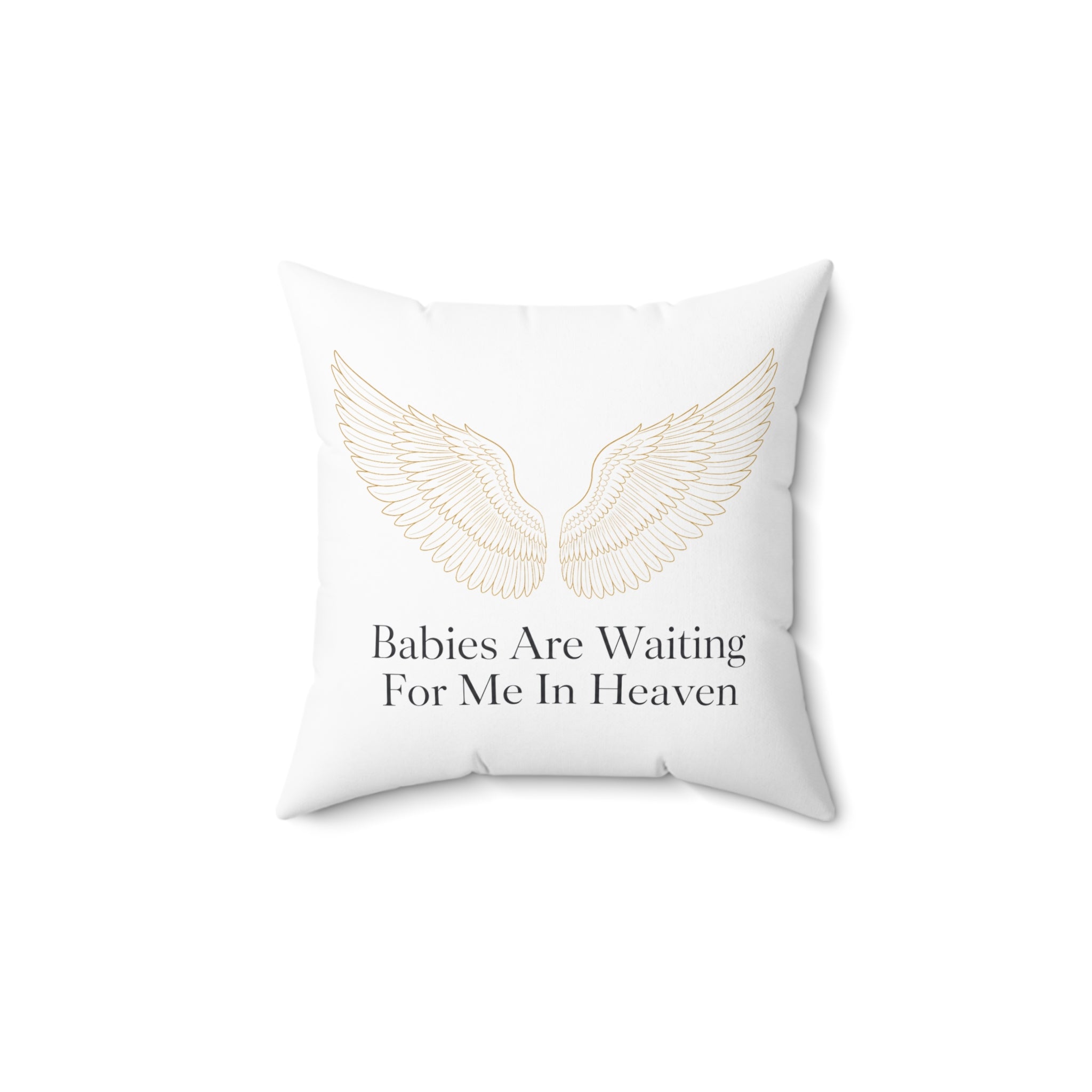 Babies Are Waiting For Me In Heaven Comfort Pillow | Memorial Throw Pillow
