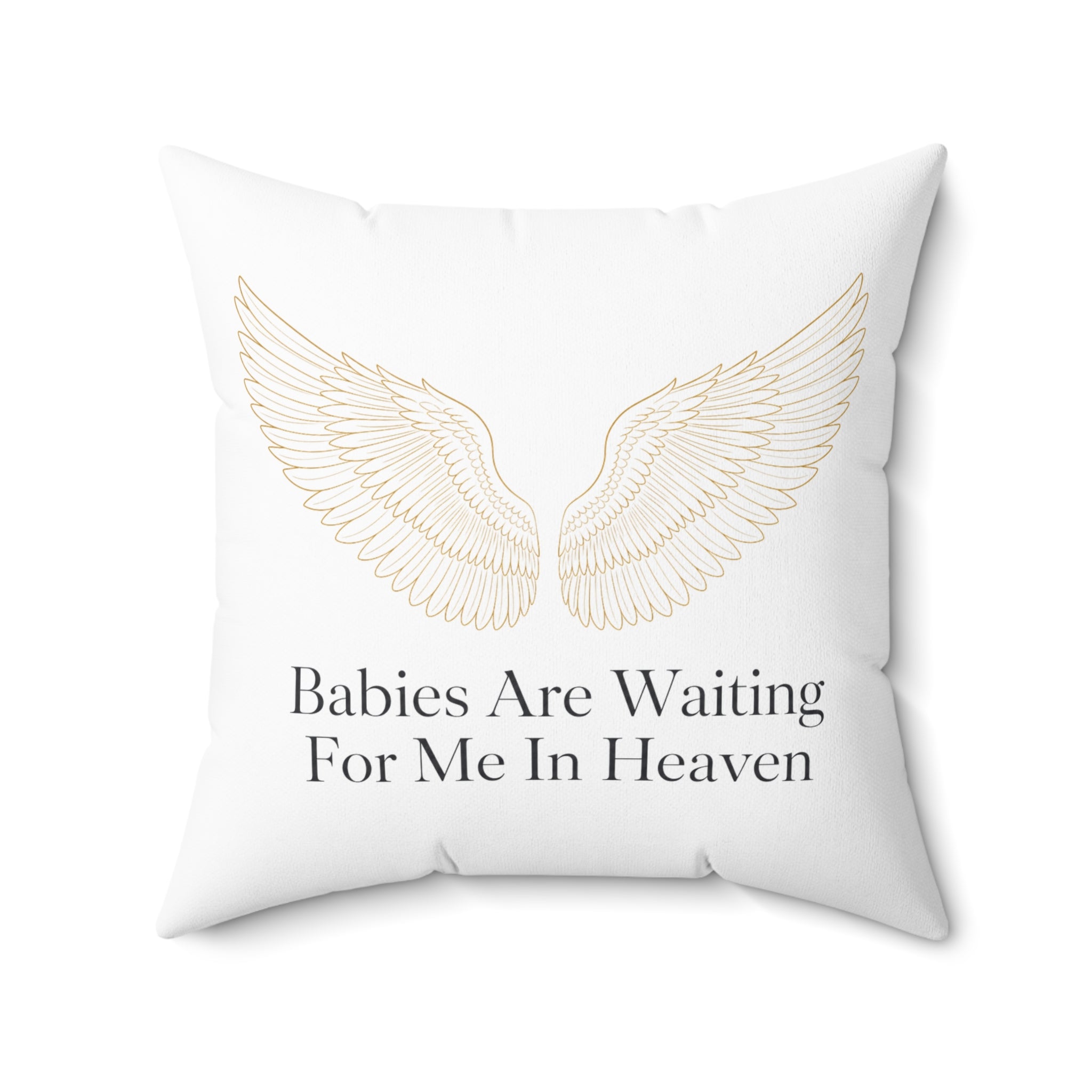Babies Are Waiting For Me In Heaven Comfort Pillow | Memorial Throw Pillow