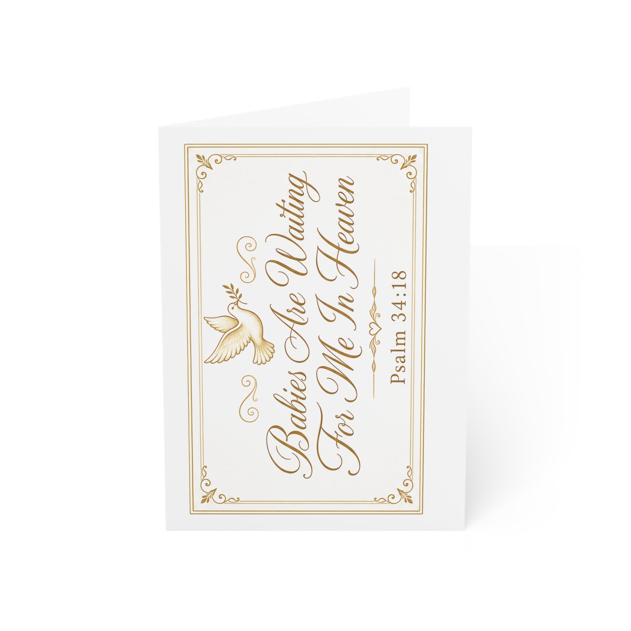 Babies are Waiting Condolence Card Set | Greeting Card, Condolence Floral Design