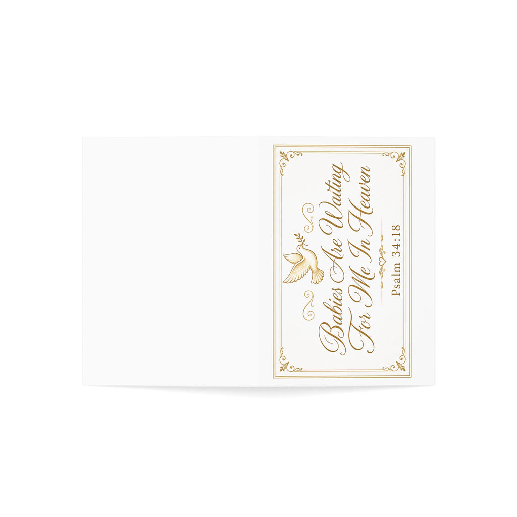 Babies are Waiting Condolence Card Set | Greeting Card, Condolence Floral Design