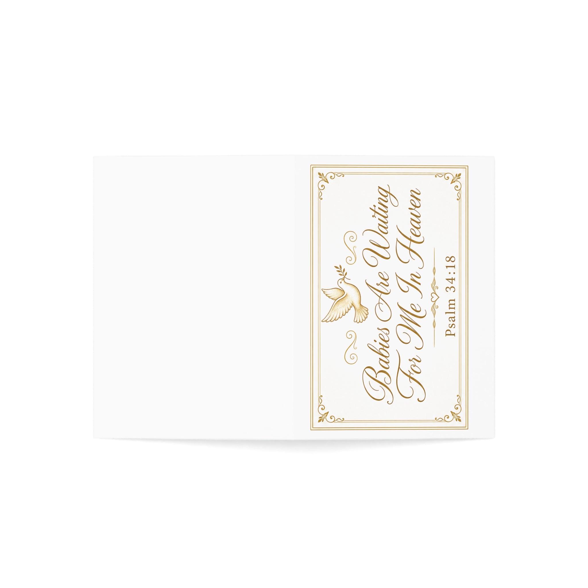 Babies are Waiting Condolence Card Set | Greeting Card, Condolence Floral Design