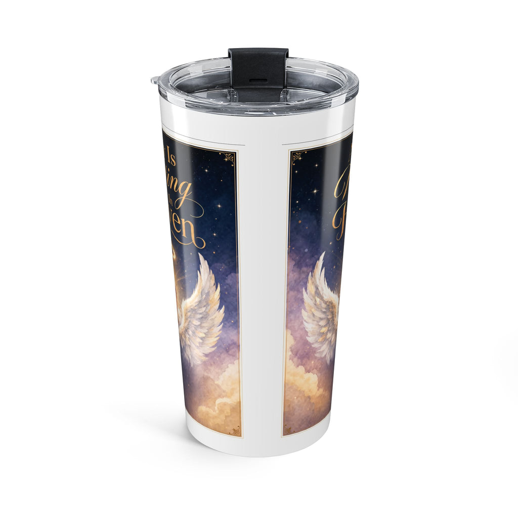 A Baby Is Waiting For Me in Heaven Tumbler | Inspirational Design