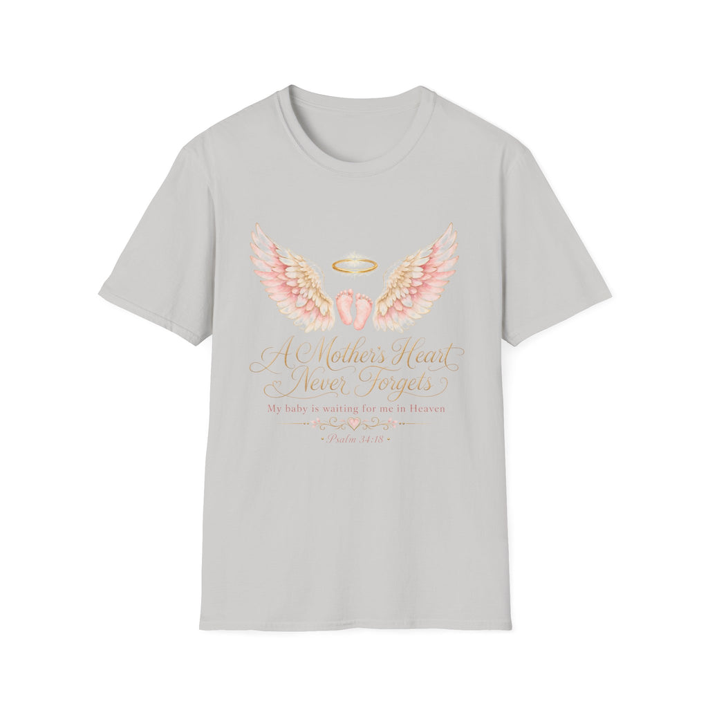 A Mother's Heart Baby Memorial T-Shirt | Memorial Infant Loss Tribute