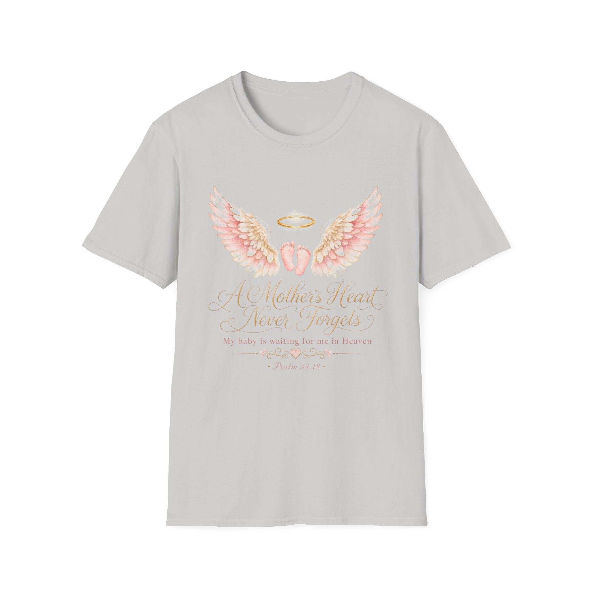 A Mother's Heart Baby Memorial T-Shirt | Memorial Infant Loss Tribute