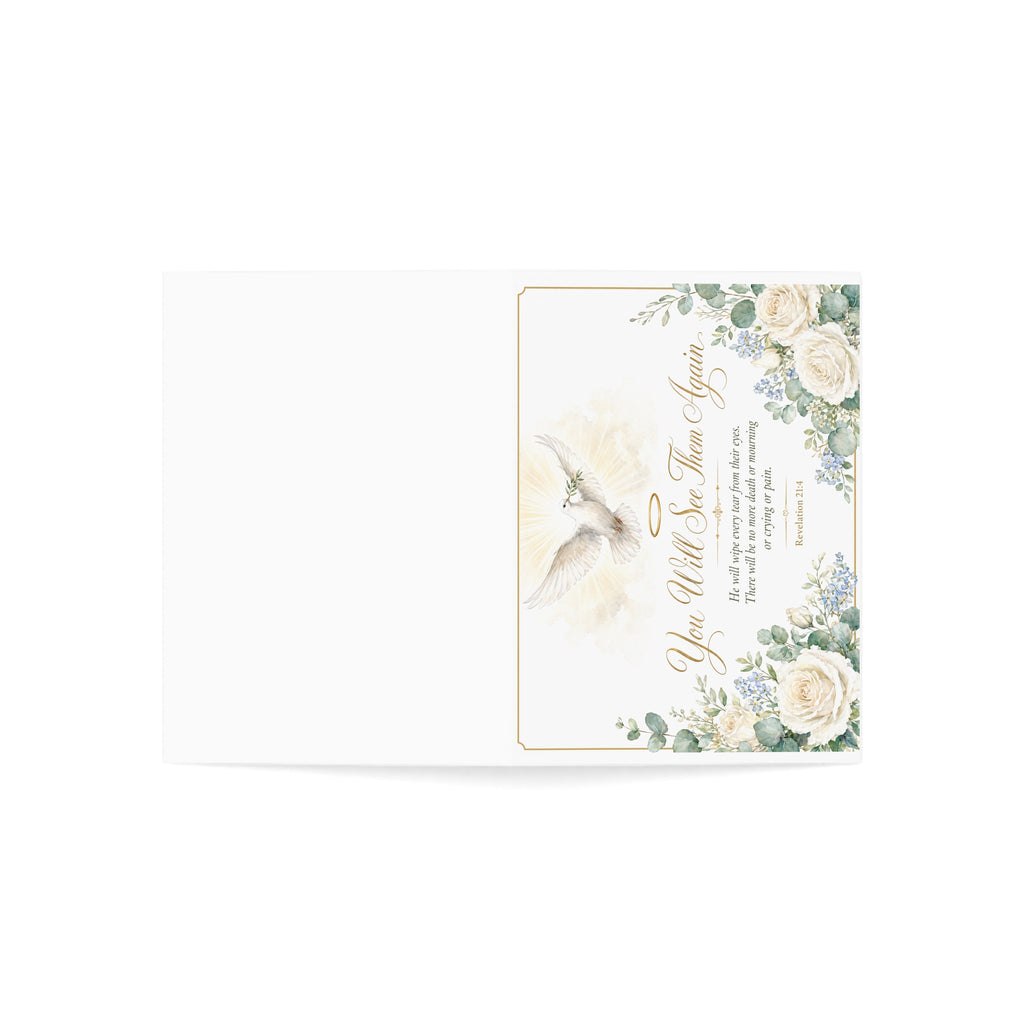 Words of Comfort Condolence Card Set | Greeting Card, Condolence Floral Design