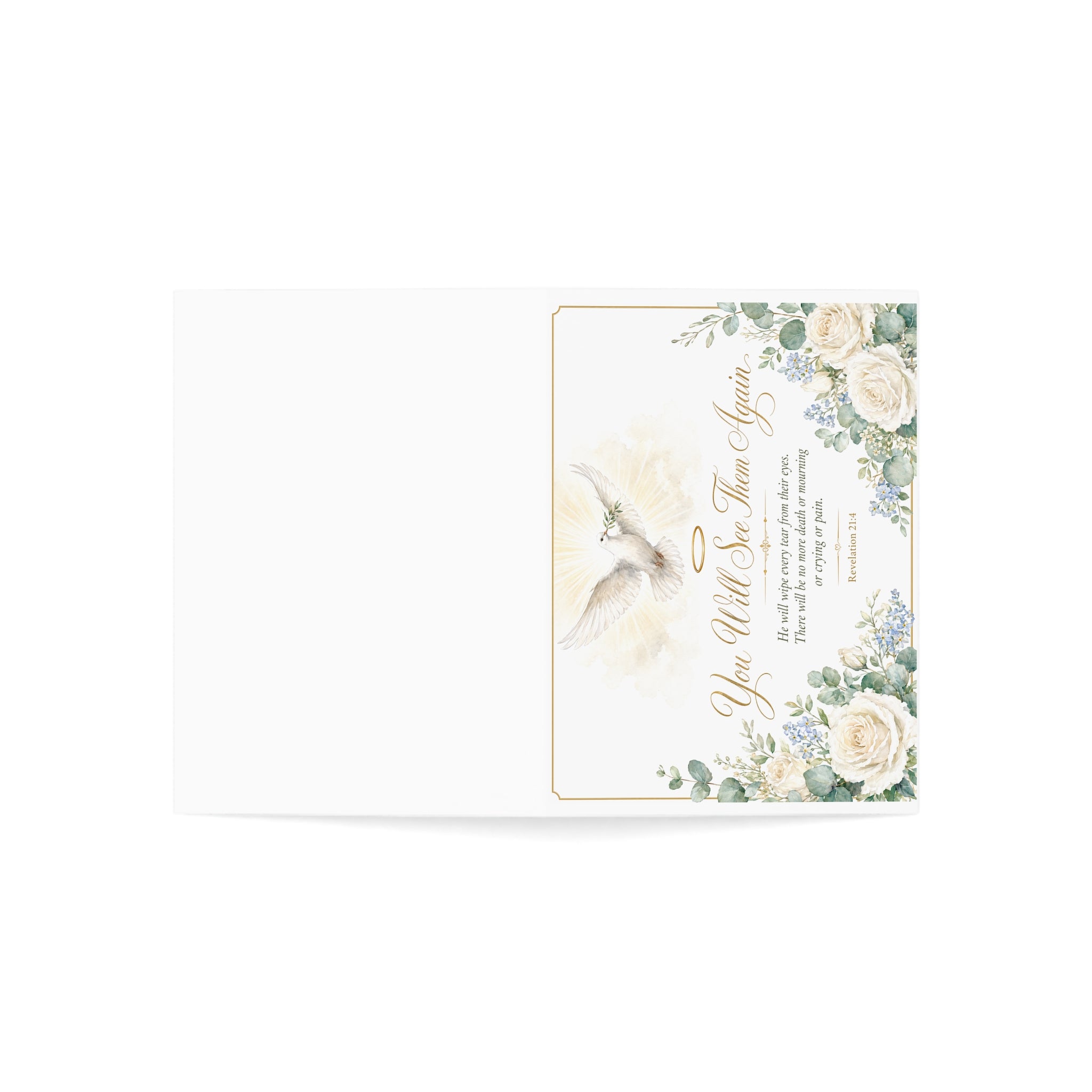 Words of Comfort Condolence Card Set | Greeting Card, Condolence Floral Design
