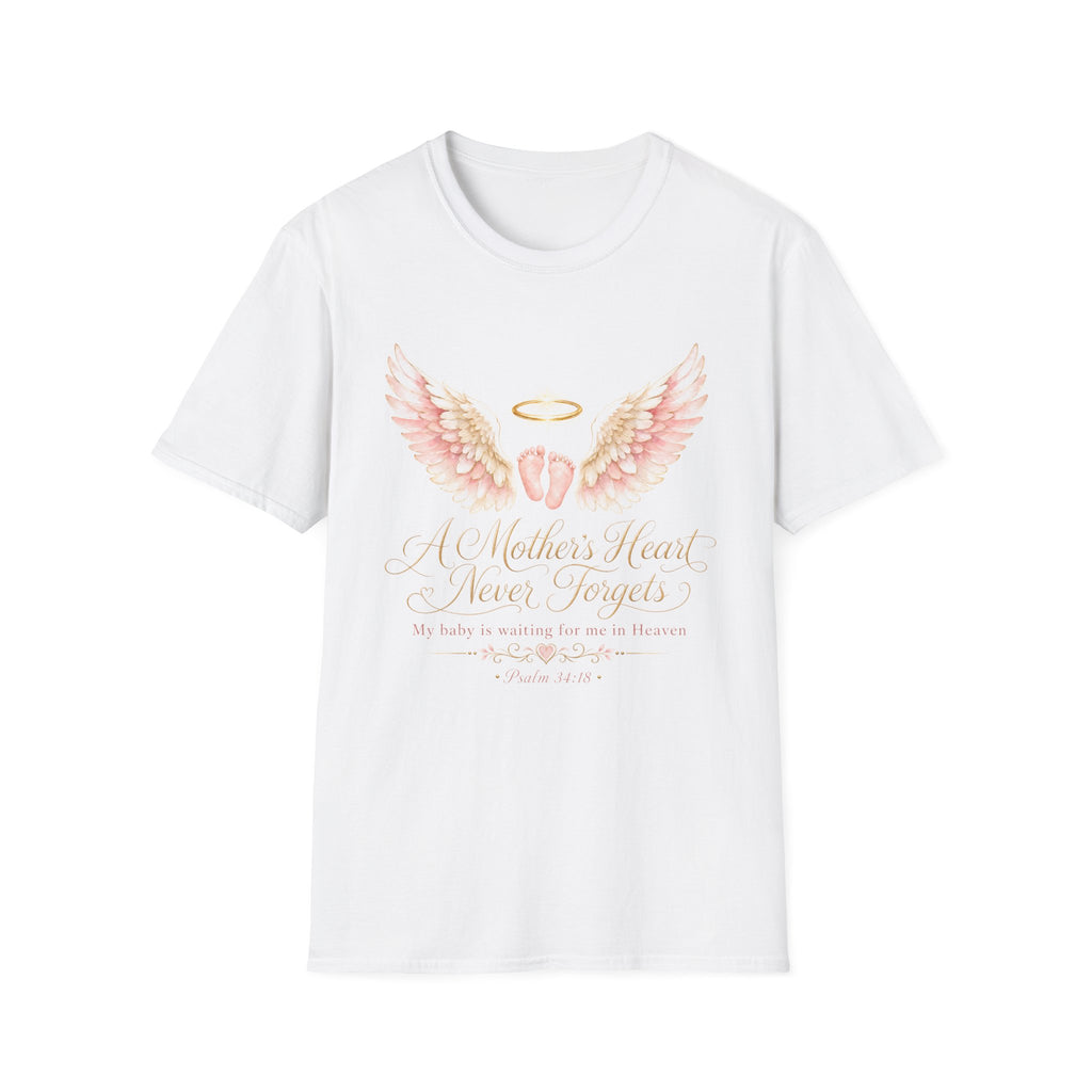 A Mother's Heart Baby Memorial T-Shirt | Memorial Infant Loss Tribute