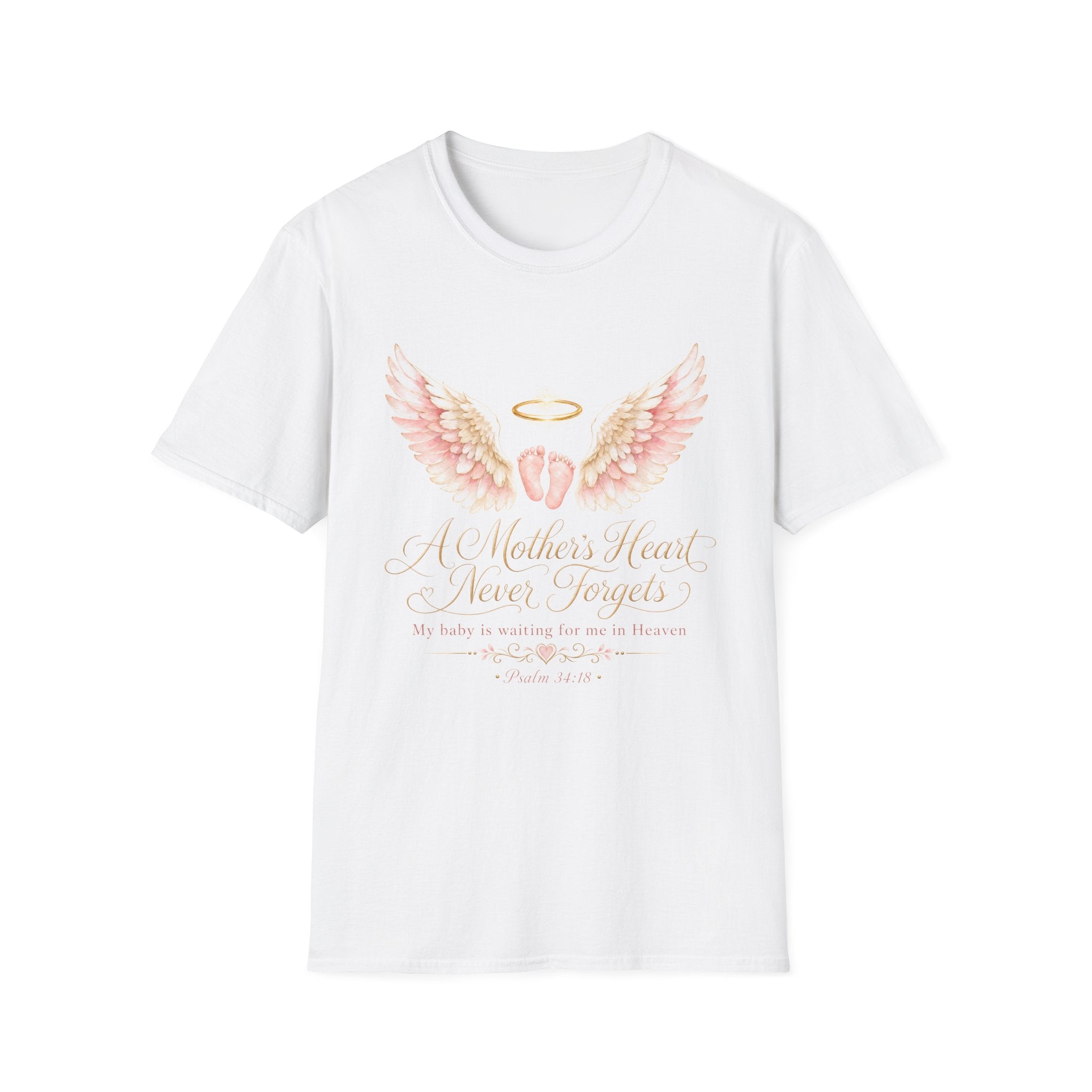 A Mother's Heart Baby Memorial T-Shirt | Memorial Infant Loss Tribute