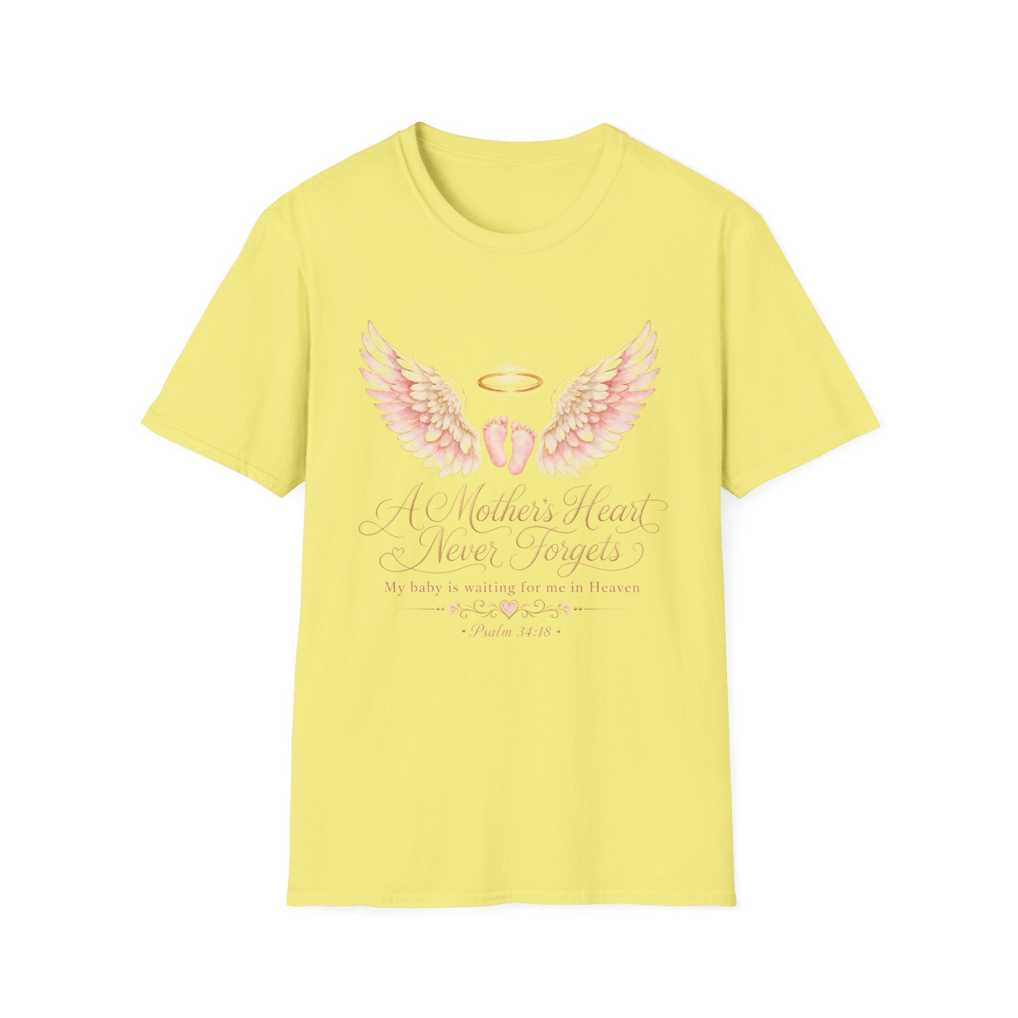 A Mother's Heart Baby Memorial T-Shirt | Memorial Infant Loss Tribute