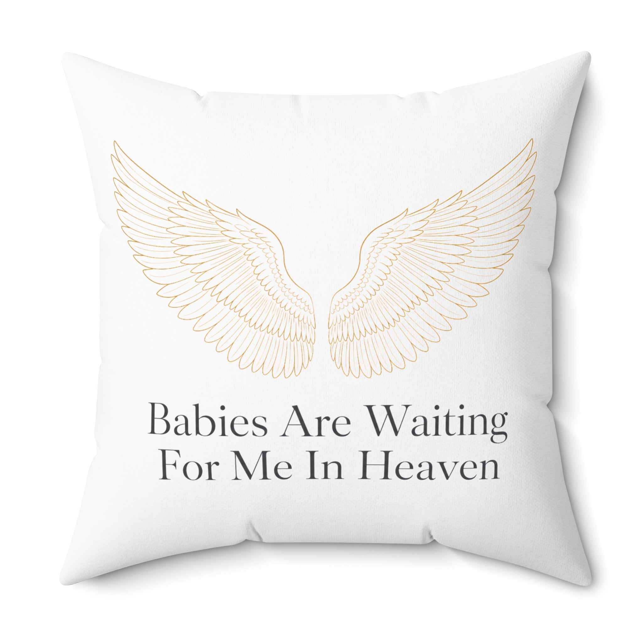 Babies Are Waiting For Me In Heaven Comfort Pillow | Memorial Throw Pillow