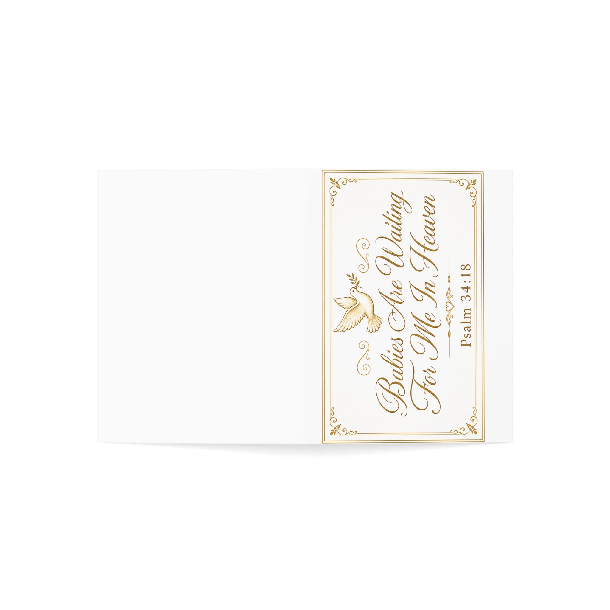 Babies are Waiting Condolence Card Set | Greeting Card, Condolence Floral Design