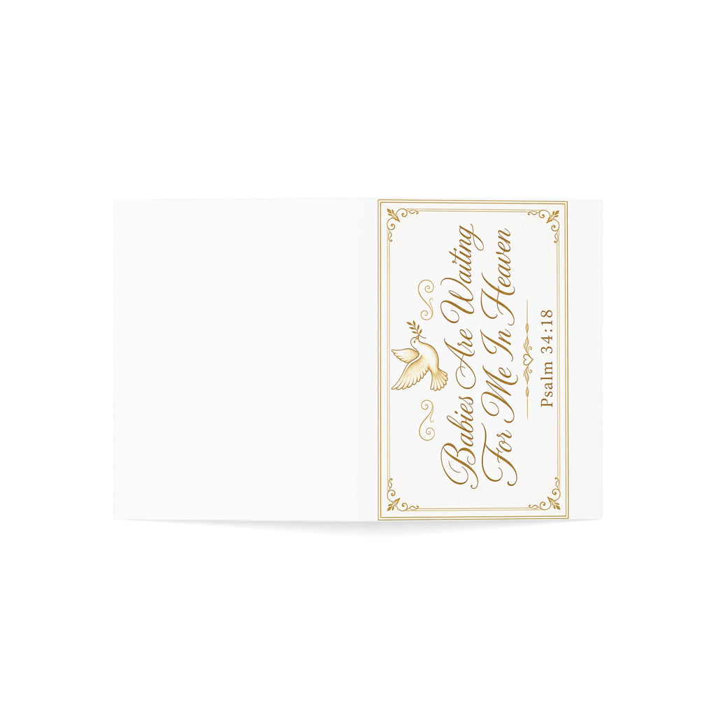 Babies are Waiting Condolence Card Set | Greeting Card, Condolence Floral Design