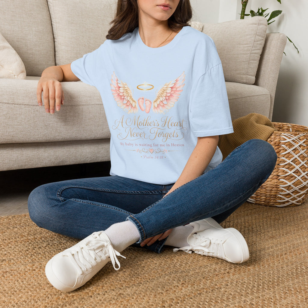 A Mother's Heart Baby Memorial T-Shirt | Memorial Infant Loss Tribute