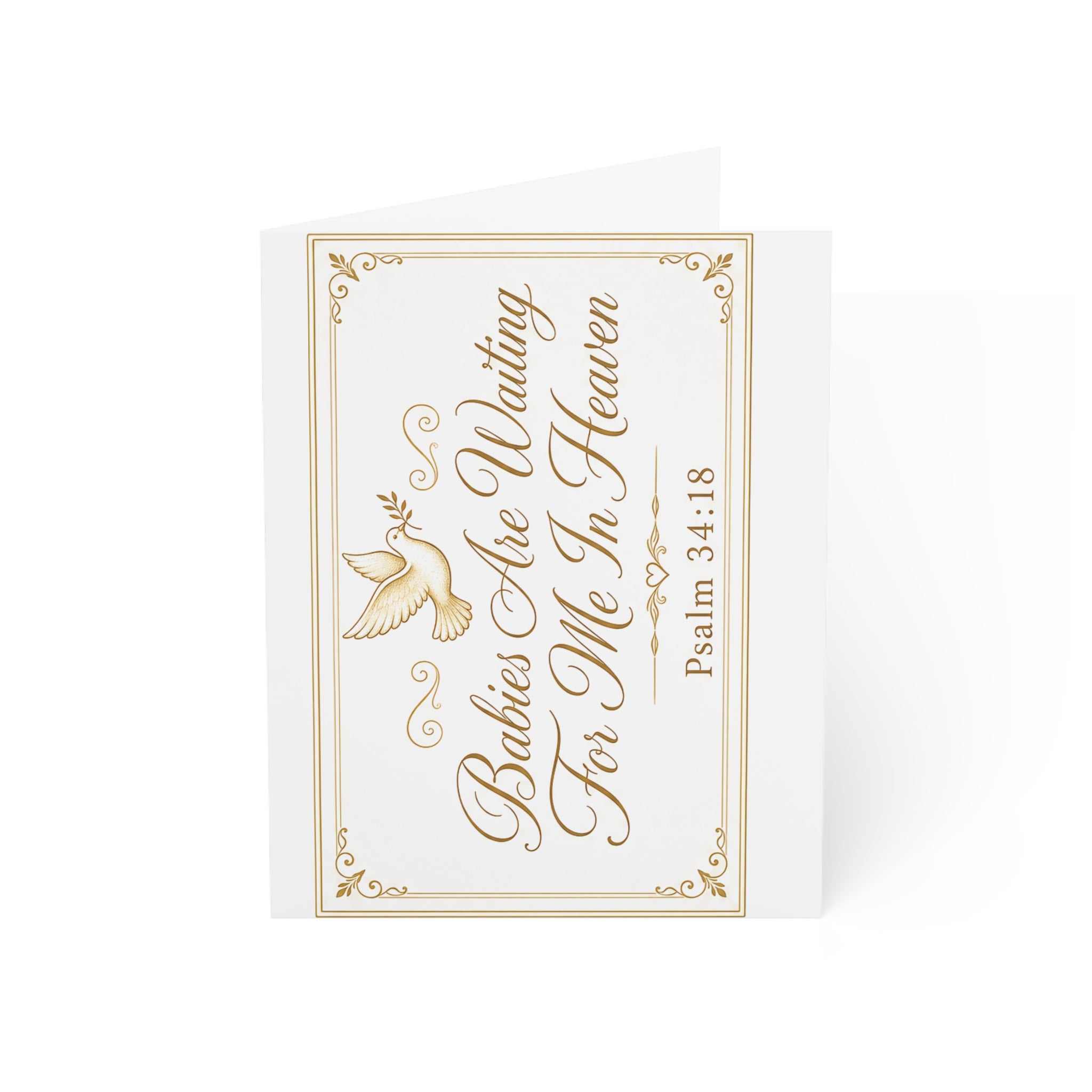 Babies are Waiting Condolence Card Set | Greeting Card, Condolence Floral Design