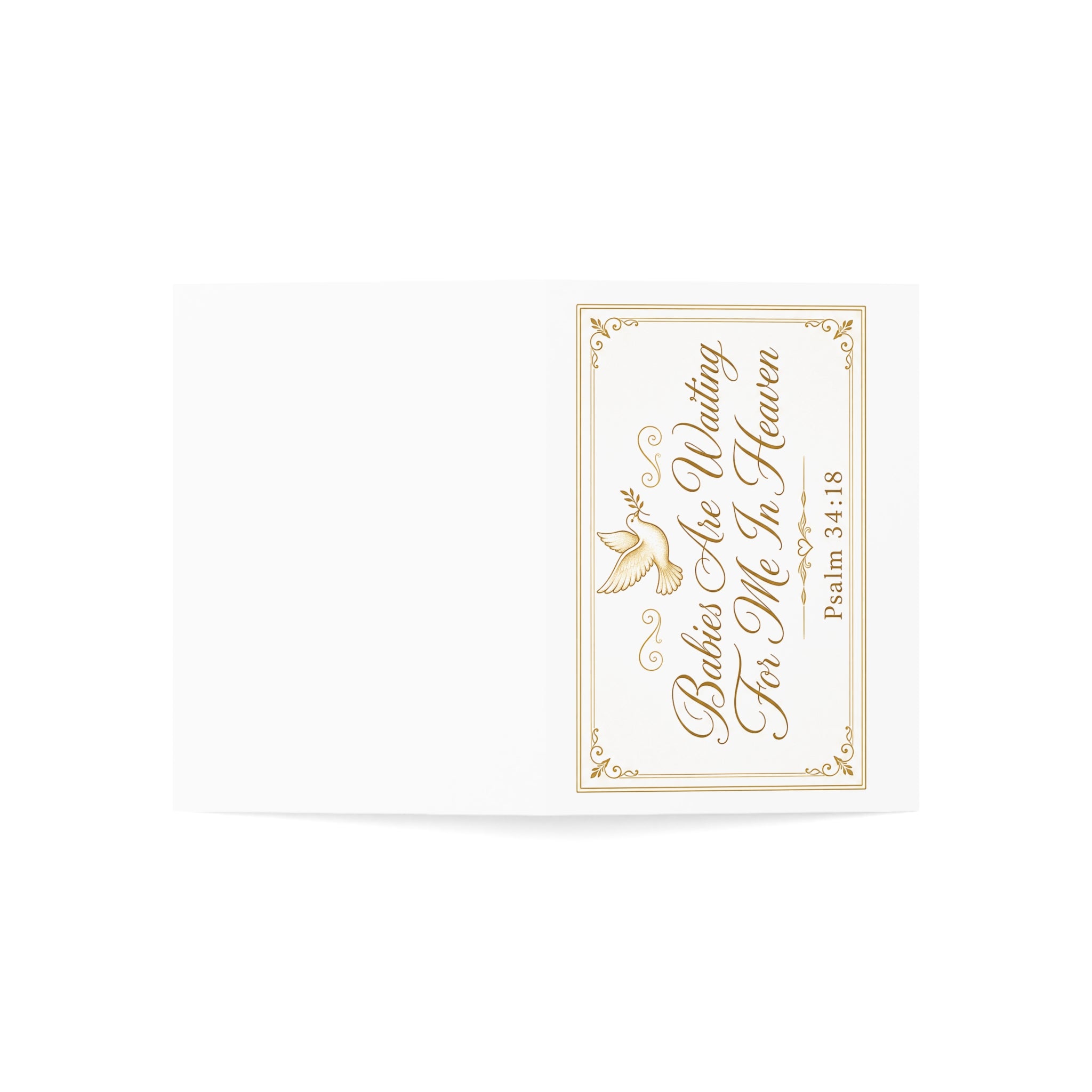 Babies are Waiting Condolence Card Set | Greeting Card, Condolence Floral Design
