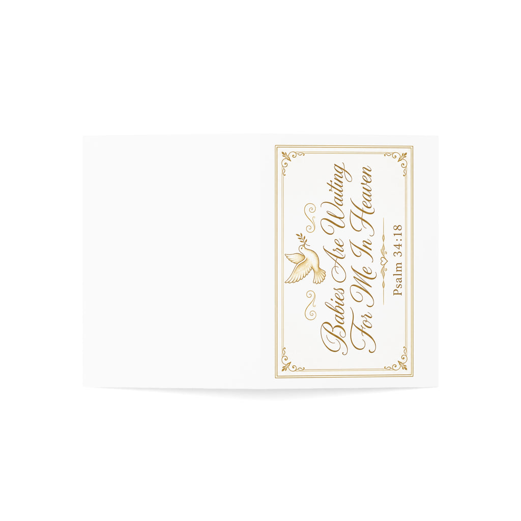 Babies are Waiting Condolence Card Set | Greeting Card, Condolence Floral Design
