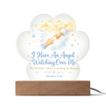 I have An Angel Watching Over Me. Sibling Remembrance. Cloud Acrylic Plaque