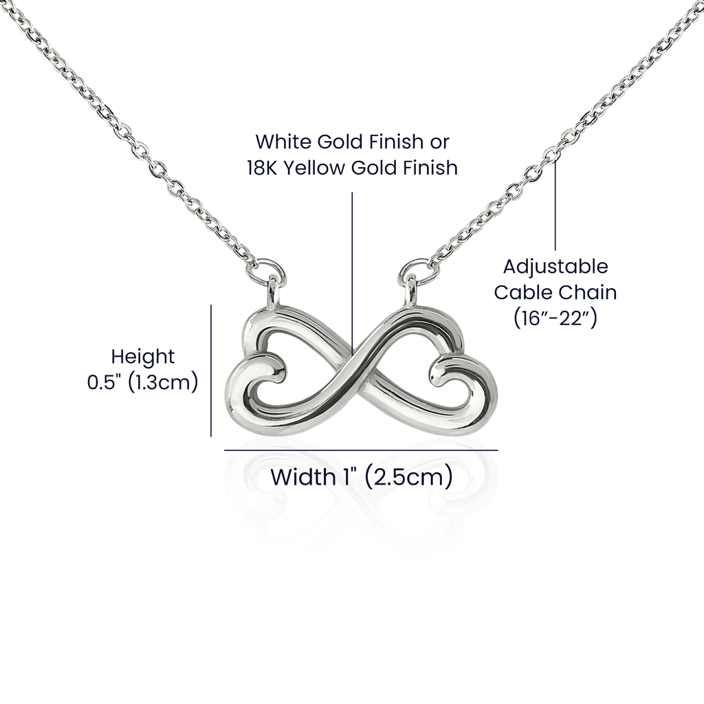 A Mother's Heart Never Forgets. A Baby is Waiting for Me in Heaven. Endless Love Necklace
