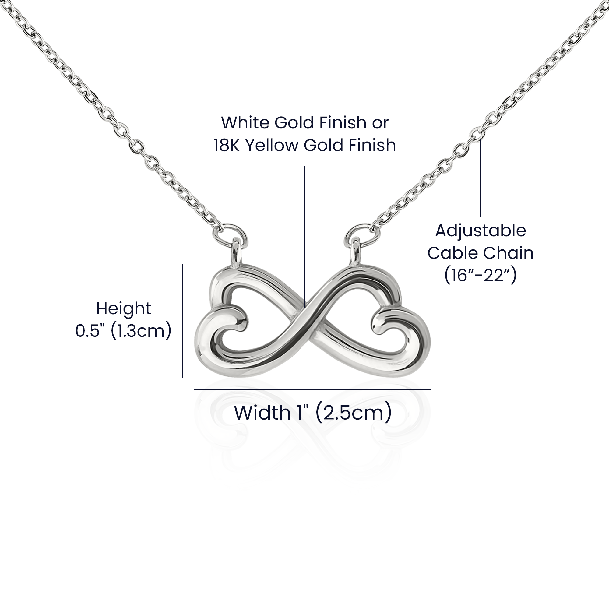 A Mother's Heart Never Forgets. A Baby is Waiting for Me in Heaven. Endless Love Necklace