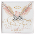 A Mother's Heart Never Forgets. A Baby is Waiting for Me in Heaven. Endless Love Necklace